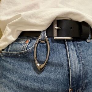 Black Chromed Oval Carabiner